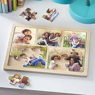 Picture-Perfect Photo Collage Wooden Puzzle