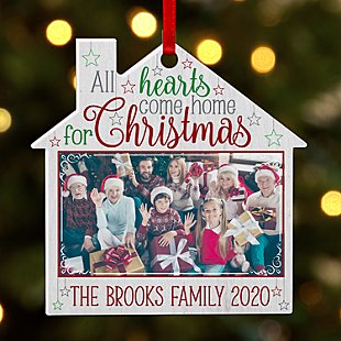 All Hearts Come Home for Christmas Photo House Ornament