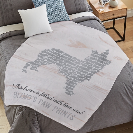 Life is Better With A Dog Plush Blanket