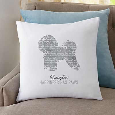 Life is Better with a Dog Throw Pillow