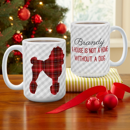 Perfectly Plaid Pet Mug