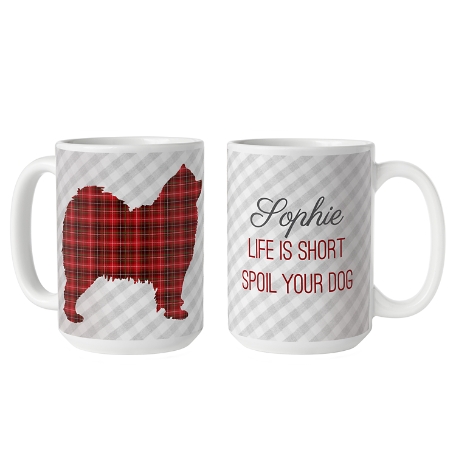 Perfectly Plaid Pet Mug - 15oz