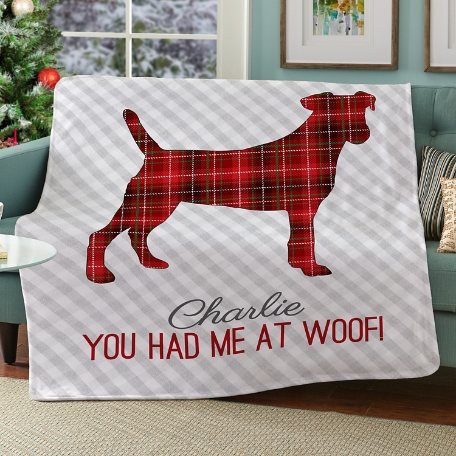 Perfectly Plaid Pet Plush Blanket