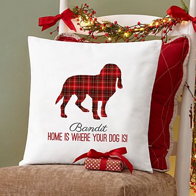 Perfectly Plaid Pet Throw Pillow