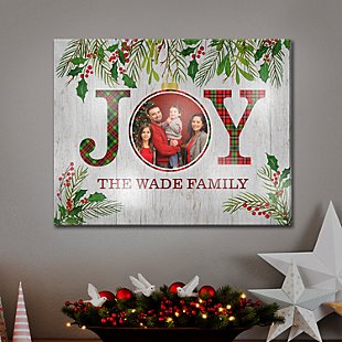 TwinkleBright™ LED Christmas Joy Photo Canvas