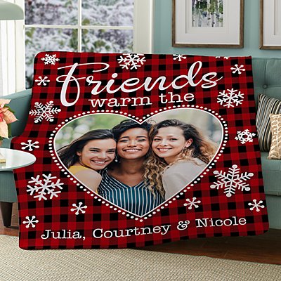 Warms the Heart Photo Plush Blanket