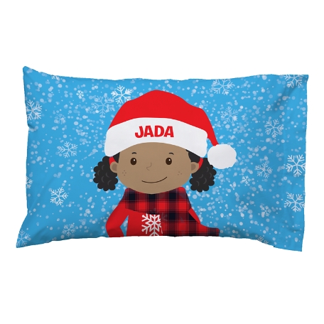 Just For Me Holiday Pillowcase - Girl