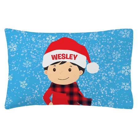 Just For Me Holiday Plush Pillowcase - Boy