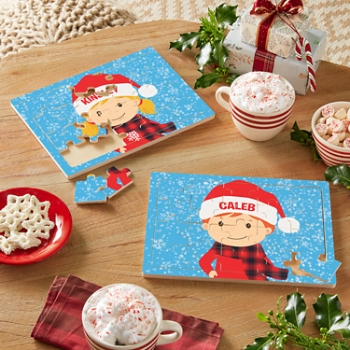 Just For Me Holiday Wooden Puzzle