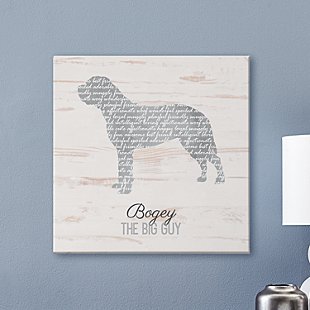 Life is Better with a Dog Canvas