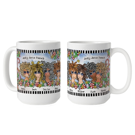 Name Your Sisterhood Christmas Greeting Mug-15oz -7