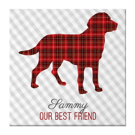 Perfectly Plaid Pet Canvas - 11x11