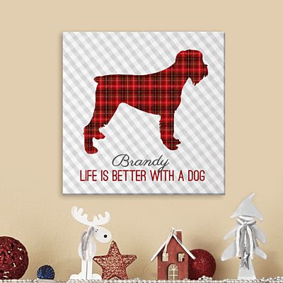 Perfectly Plaid Pet Canvas