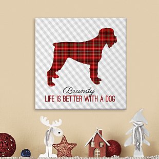 Perfectly Plaid Pet Canvas