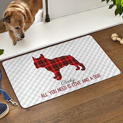 Perfectly Plaid Pet Doormat