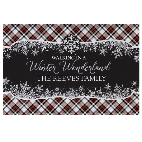 Walking in a Winter Wonderland Doormat - 24x36