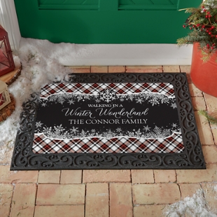 Walking in a Winter Wonderland Doormat