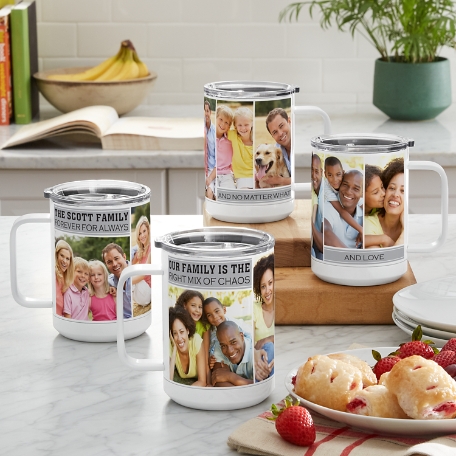 Memories Shared Insulated Photo 15 oz. Mug