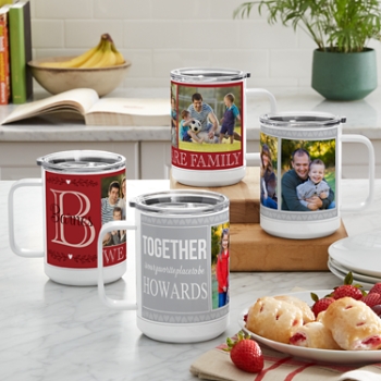 Cherished Moments Collage Personalized Insulated 15 oz. Mug