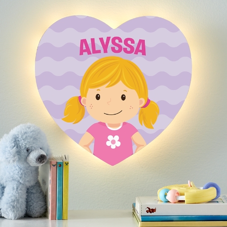 Stephen Joseph® Just For Me Heart Nightlights