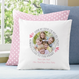 Always Close To Me Photo Throw Pillow