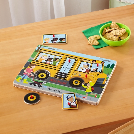 Melissa & Doug® Singing Wheels on The Bus Puzzle  