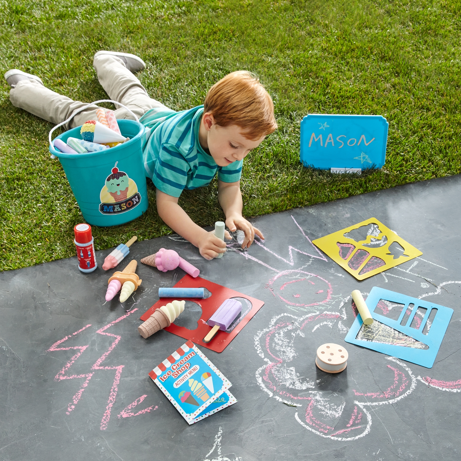 melissa and doug ice cream chalk set