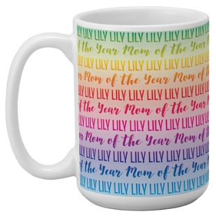 Rainbow Name Mug-15oz