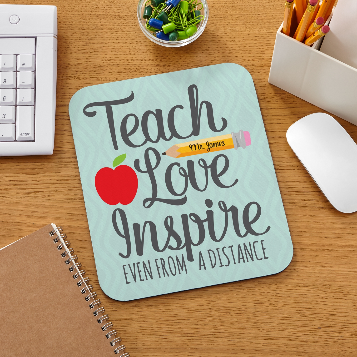 Teacher from a Distance Mouse Pad
