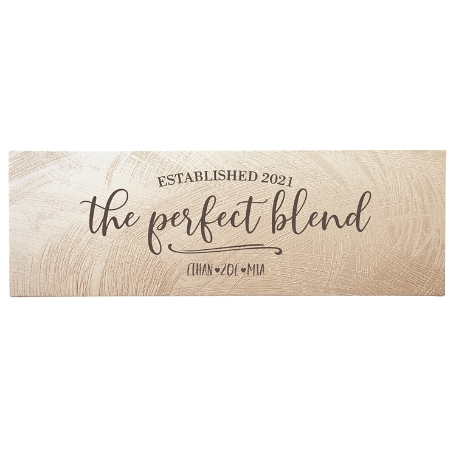 The Perfect Blend Canvas - 9x27 Gold