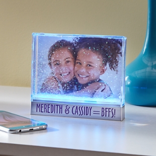 Color Changing Glitter Picture Frame