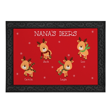 Little Deers Doormat with Holder - 24x36
