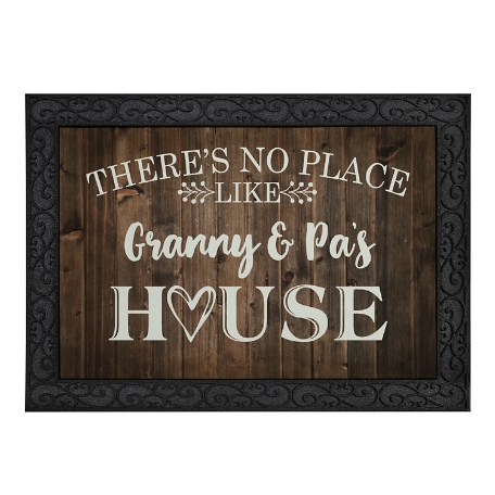 Our Favorite Place Doormat - 24x36 w/ Holder - Brown