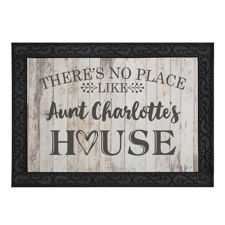 Our Favorite Place Doormat - 24x36 w/ Holder- Light Gray