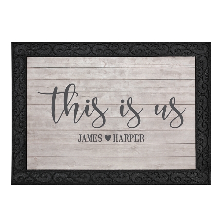 This Is Us Doormat w/ Holder- 24x36