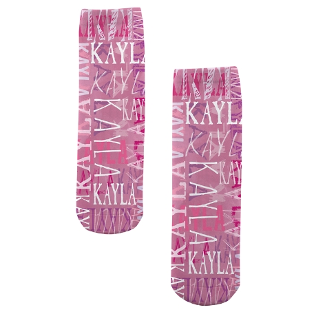 Signature Style Socks - Pink - Large