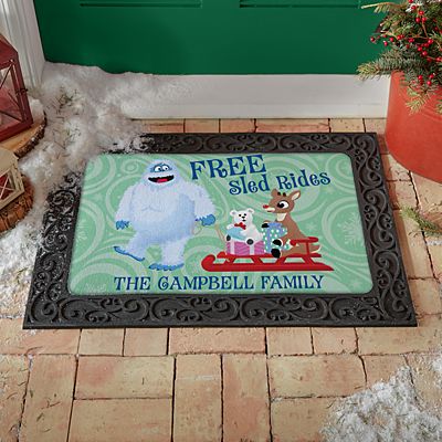 Rudolph® Bumble™ Sled Ride Doormat
