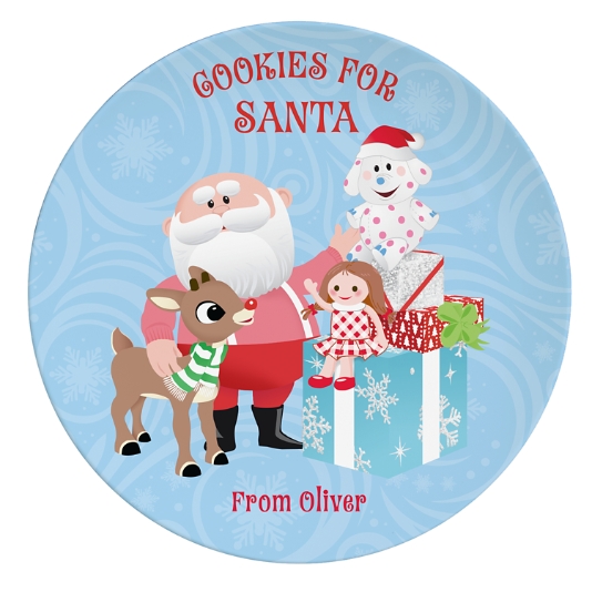 Santa and rudolph outlet plate