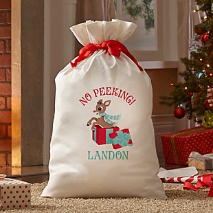 Rudolph® No Peeking Oversized Gift Bag