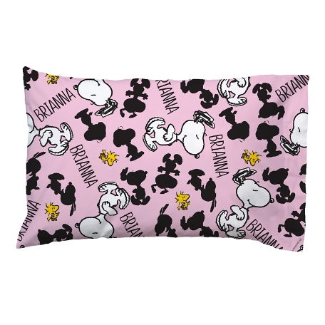 PEANUTS® All Over Snoopy™ Pillowcase - Pink