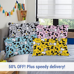 PEANUTS® All Over Snoopy™ Pillowcase