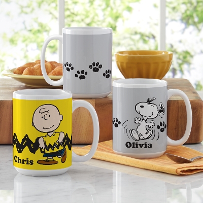 Peanuts® Taza dimensional Snoopy and Woodstock