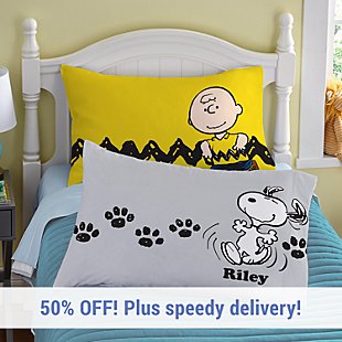 PEANUTS® Character Collection Pillowcase