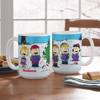 PEANUTS® Christmas Caroling Mug