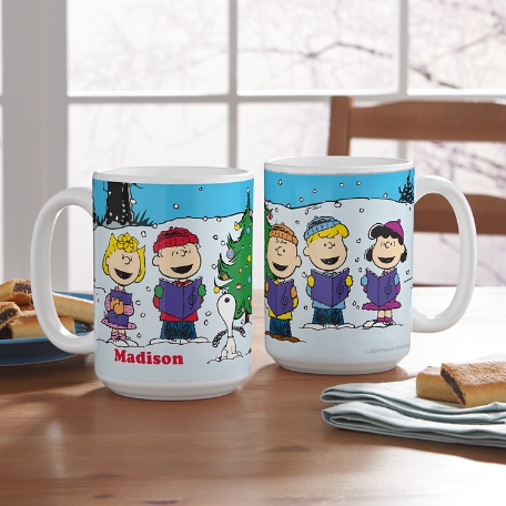 PEANUTS® Christmas Caroling Mug