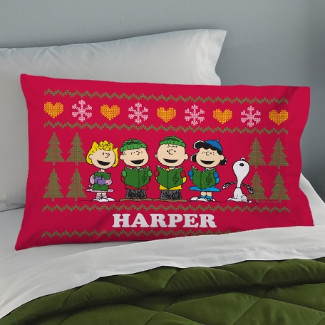 PEANUTS® Christmas Sweater Pillowcase