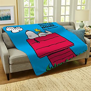 PEANUTS® No Place Like Home Plush Blanket