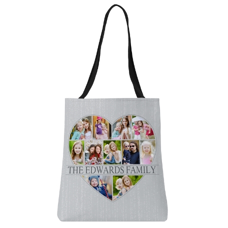 Have My Heart Photo Tote - Gray