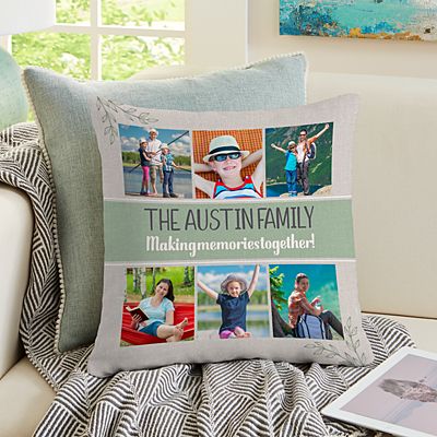 Our Family Vacation Photo Pillow