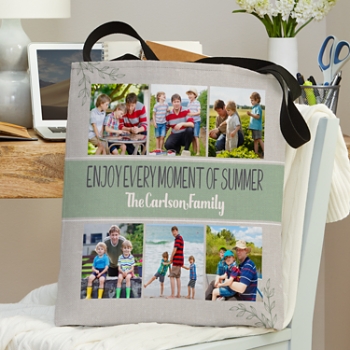 Our Family Vacation Photo Tote